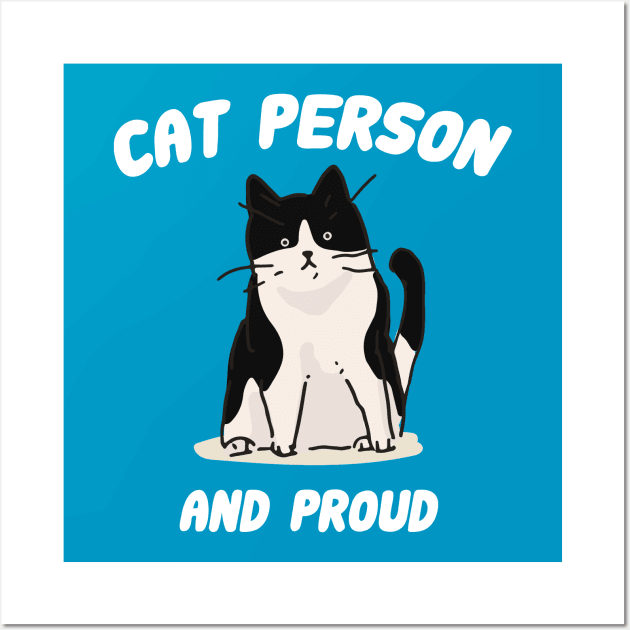 Cat Person Wall Art by theramashley